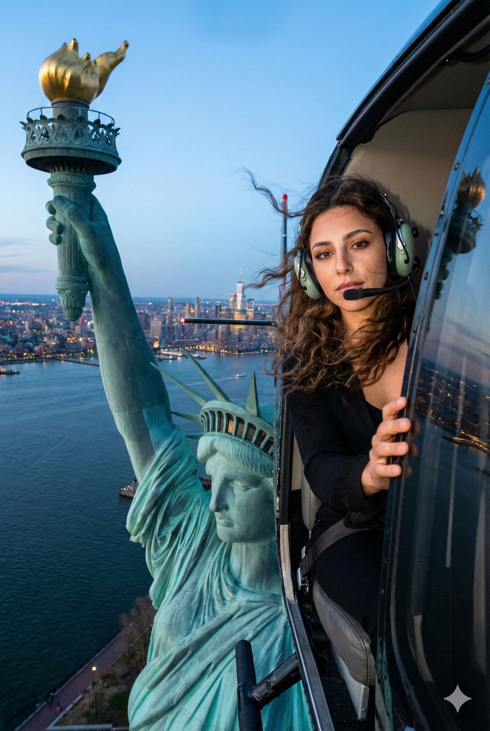 The Ultimate NYC Selfie (Free AI Prompt) — Portrait AI art prompt example for Midjourney and Stable Diffusion