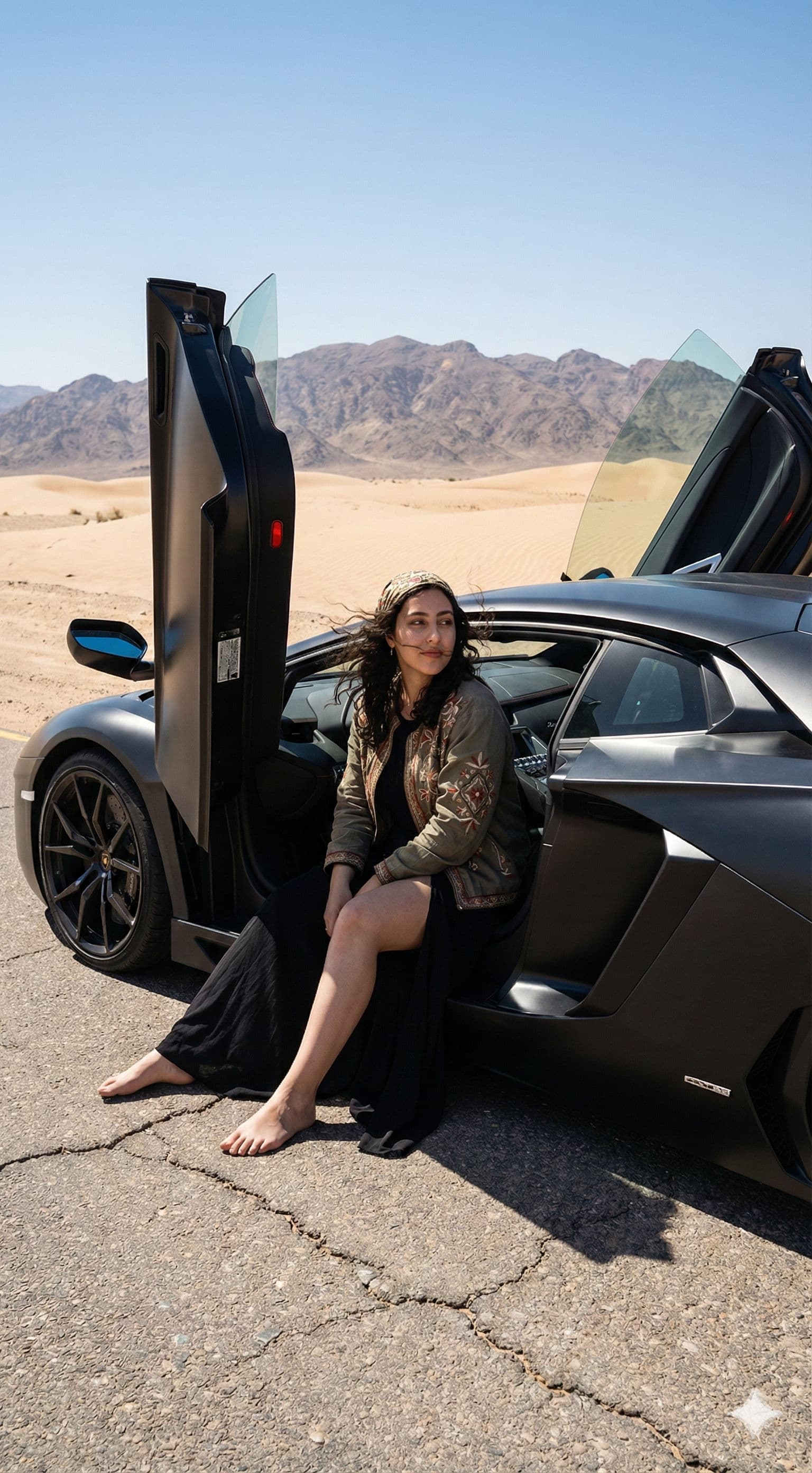 šµ Dubai Aesthetic: Free AI Travel Prompt ā Portrait AI art prompt example for Midjourney and Stable Diffusion