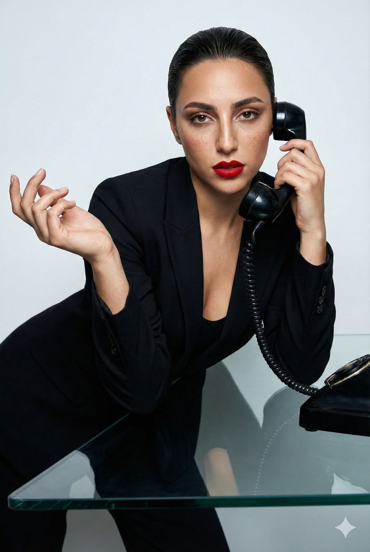 💼 Corporate Glam Aesthetic: Free AI Portrait Prompt — Portrait AI art prompt example for Gemini and Stable Diffusion