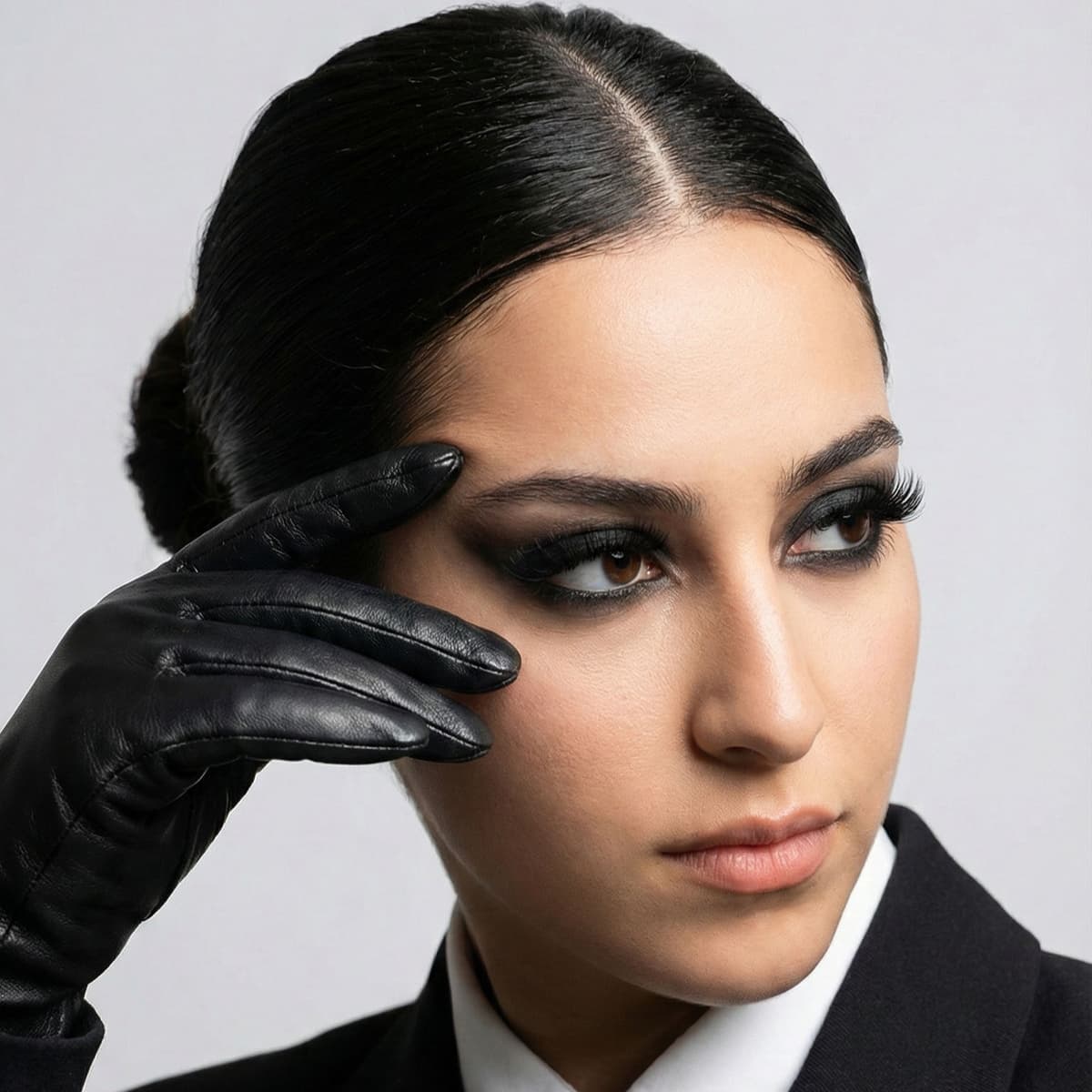 🖤 CorpCore Aesthetic: Free AI Fashion Prompt — Portrait AI art prompt example for Gemini and Stable Diffusion