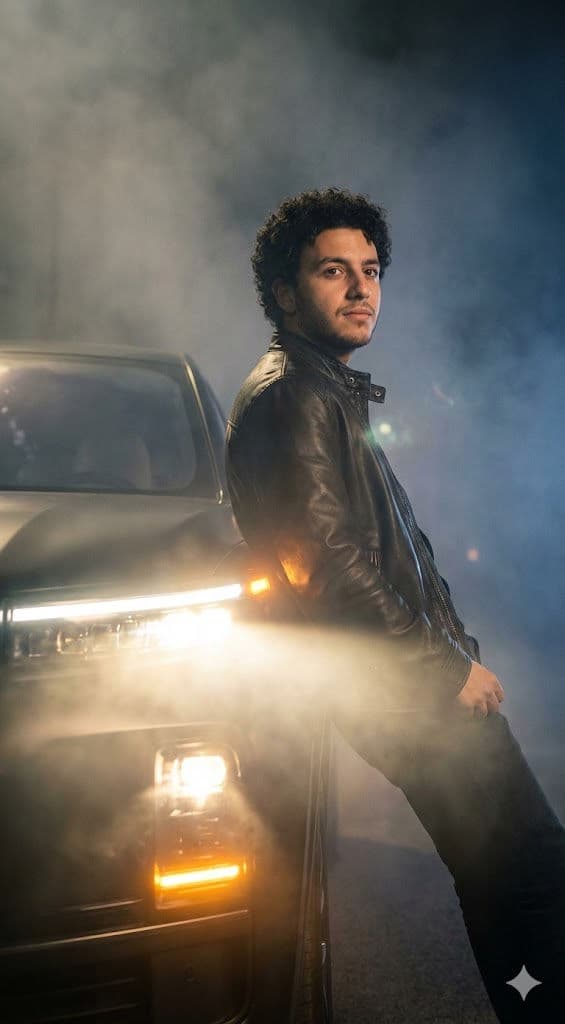 🚗 Cinematic Night Drive Aesthetic: Free AI Prompt — Portrait AI art prompt example for Gemini and Stable Diffusion