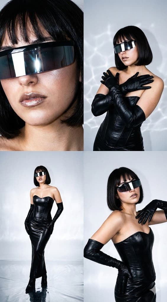 🖤 Cyberpunk Matrix Aesthetic: Free AI Fashion Prompt — Portrait AI art prompt example for Midjourney and Stable Diffusion