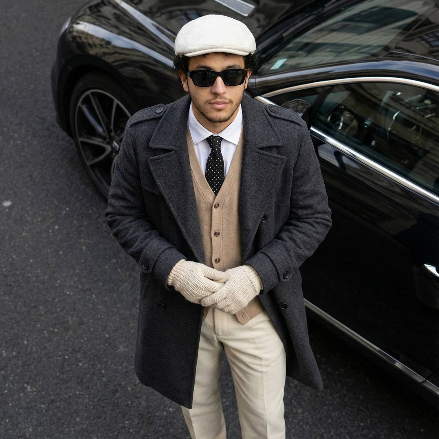 Modern Gentleman Vibe Prompt — Portrait AI art prompt example for Midjourney and Stable Diffusion